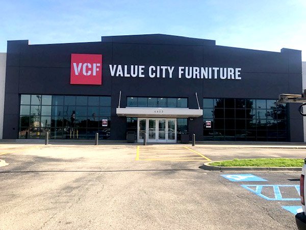 Value City Furniture nieuwbouw gevel