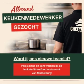 Instagram: vacature keukenmedewerker bij ChefyChef