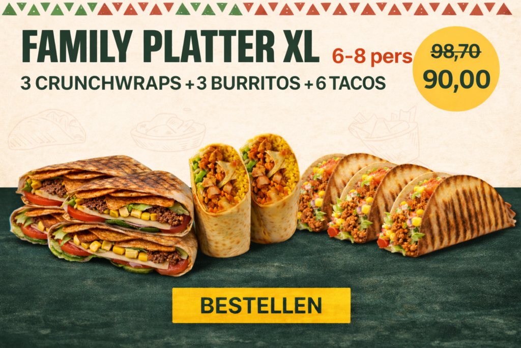 Onze legendarische taco's