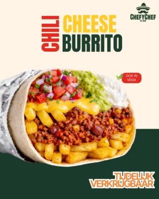 Instagram: Chili Cheese Burrito tijdelijk verkrijgbaar