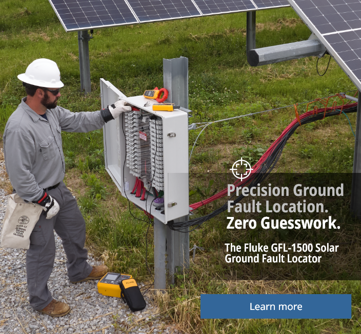 Fluke Solar ground fault finder