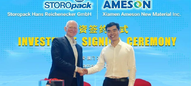 Beeld dat de samenwerking tussen Storopack en Ameson illustreert